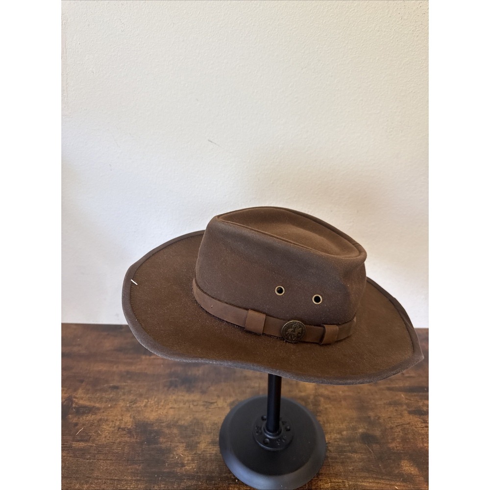 Outback Trading 1480 “Kodiak” Oilskin Outback Hat — Waterproof — M - NEW!